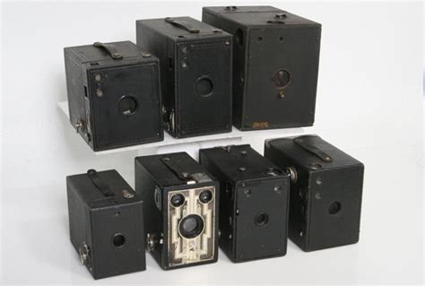 Seven antique cameras - Box Camera Collection - kodak, Ray, Ansco | eBay