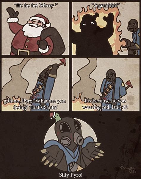 Pyro saves Christmas by ~TheMinttu on deviantART | Team fortress 2 ...