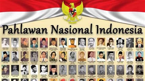 Daftar Pahlawan Nasional Indonesia Beserta Fotonya - Lagu Gugur Bunga ...