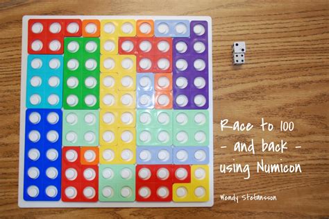 Learning Out Loud: race to 100 using Numicon shapes....