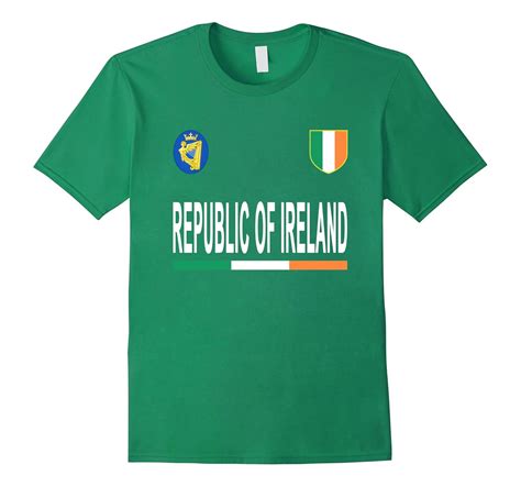 Republic of Ireland Soccer T-Shirt – Retro Football Jersey-TD – Teedep