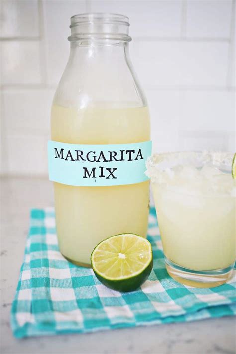 Homemade Margarita Mix - A Beautiful Mess