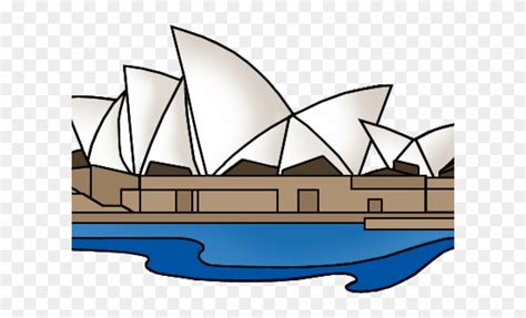 Sydney Opera House Clipart - Draw The Sydney Opera House Easy - Png ...