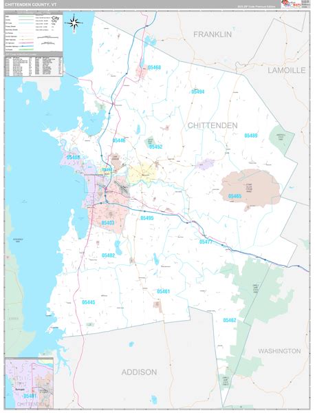 Chittenden County, VT Maps