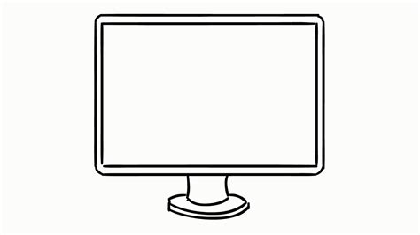 Computer Monitor Screen Animation Line Stock Motion Graphics SBV-310683756 - Storyblocks