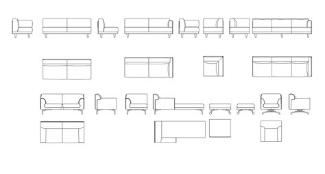 Couch Floor Plan Symbol