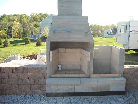 Concrete Block Outdoor Fireplace Plans – Fireplace Guide by Linda