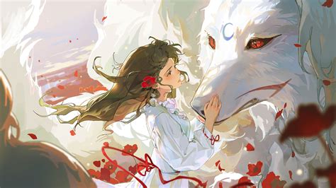 Anime Wolf Girl Wallpaper