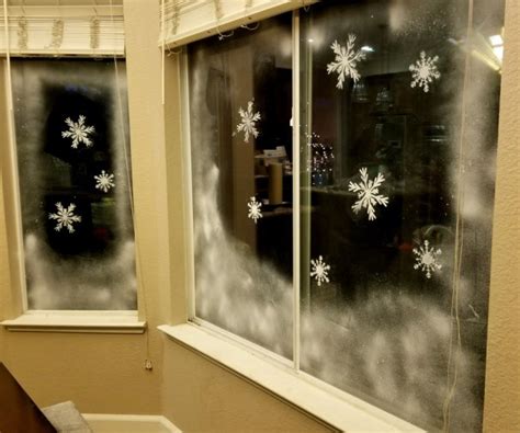 Window Snowflakes are So Easy using Window Snow Spray! - Leap of Faith Crafting