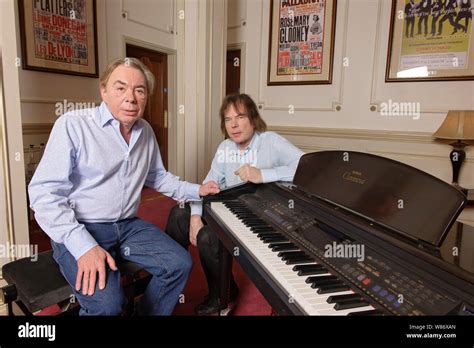 Composer Andrew Lloyd Webber and his brother Julian Lloyd Webber Stock Photo - Alamy