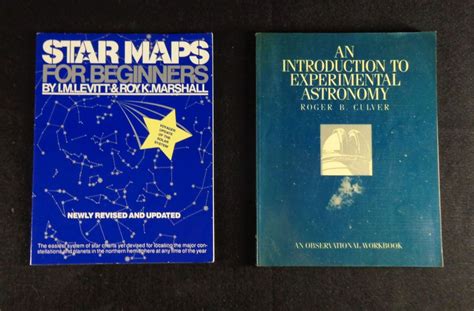 2 Vintage Astronomy Books–Star Maps For Beginners & Experimental Astronomy | Vintage books ...