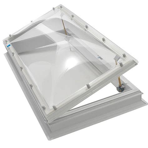 Lighting Plastic Dome Skylight Customized Moulding Durable For Restaurants