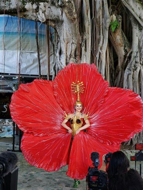 Miss Universe Puerto Rico 2019 Gumamela" design MU2019 National Costume ...