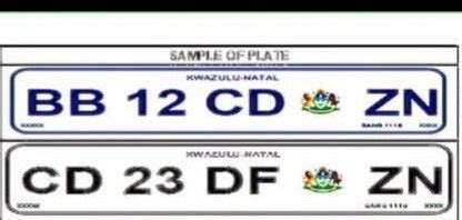 New ZN Number Plates - BACK Number Plate – Stanger Car Plates & Signs