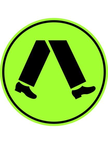 Pedestrian Crossing Sign (fluro Green-yellow) | Buy Now | Discount Safety Signs Australia