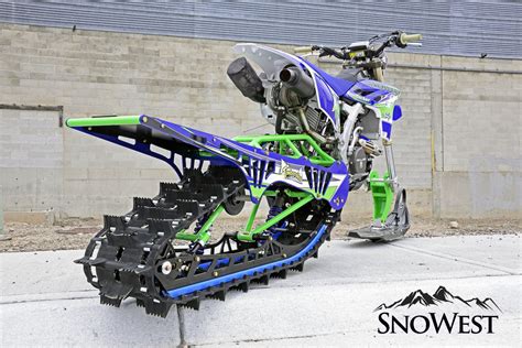 SnoWest Snow Bike Build Bringing single-track to the steep and deep ...