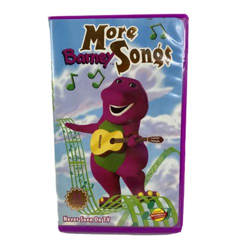 BARNEY MORE BARNEY Songs VHS 1999 £4.53 - PicClick UK