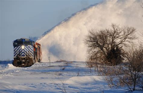 BNSF Snow Plow In Nebraska | TrainBoard.com - The Internet's Original