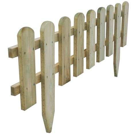 Rowlinson Picket Fence 40cm | Garden - B&M