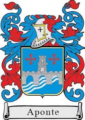 Aponte family crest | Family crest, Family shield, Coat of arms