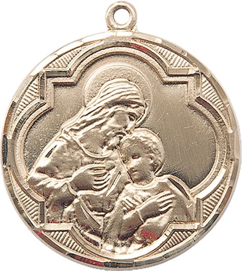 14KT GOLD BLESSED SACRAMENT MEDAL - 1 1/4" x 1 1/8" | EWTN Religious Catalogue