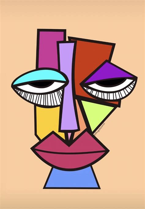 Simple Cubism Art