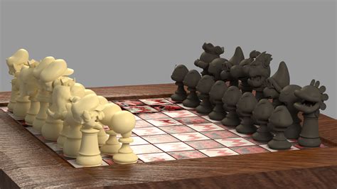 Mario Chess Set by Camtoonist on DeviantArt