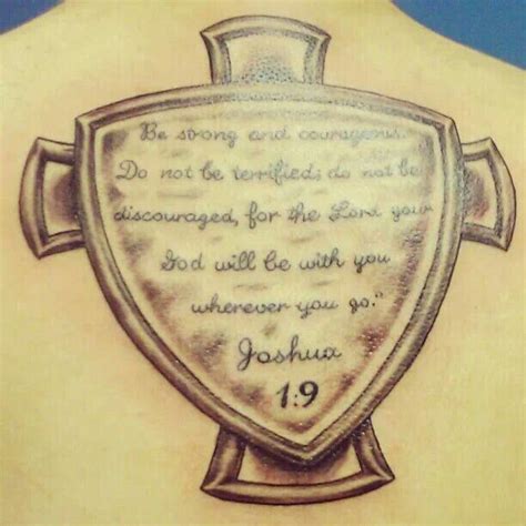 Joshua 1 9 tattoo | joshua 1;9 | Pinterest | Tattoo, Tattoo designs and Tatting