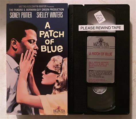 VHS: A PATCH of Blue (1965): Sidney Poitier, Shelley Winters £8.50 - PicClick UK