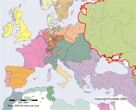 Euratlas Periodis Web - Map of Russia in Year 1800