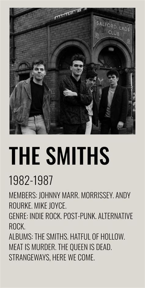 the smiths | Vintage music posters, Music poster design, Band posters