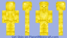 Gold Steve Minecraft Skin