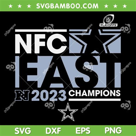 Cowboys Nfc East Champions SVG PNG