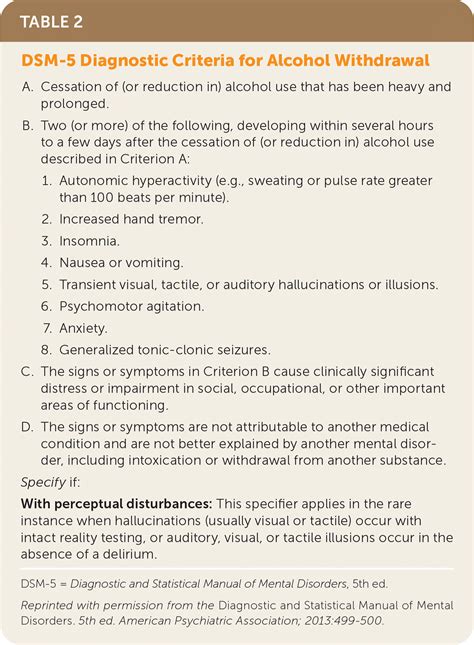 Splendeur Létranger chirurgien long term alcohol withdrawal symptoms ...