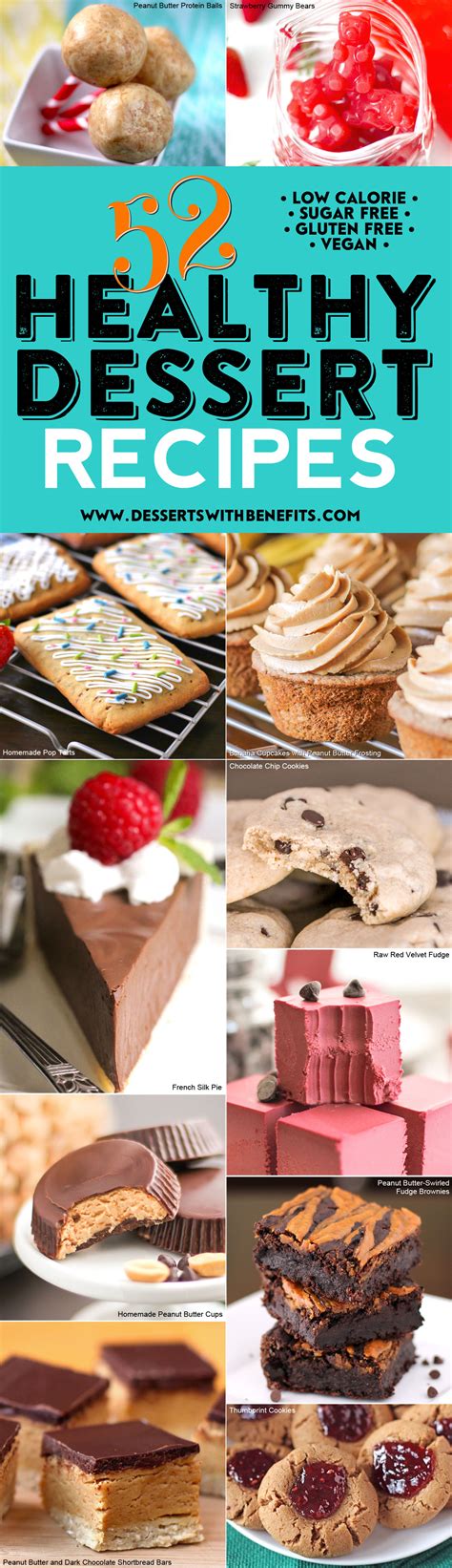 52 Healthy Dessert Recipes | Gluten Free, Vegan | Desserts With Benefits