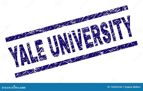 Grunge Textured YALE UNIVERSITY Stamp Seal Stock Vector - Illustration ...