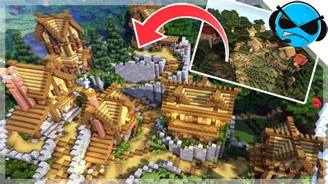 Minecraft Timelapse | Mountain Village Transformation - YouTube