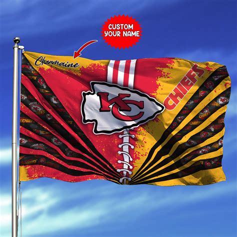 Kansas City Chiefs NFL-Custom Flag 3x5ft For This Season TU28892