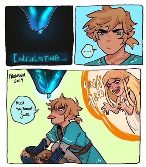 Legend of Zelda Breath of the Wild inspired comic art > Link wants to taste the ancient power ...