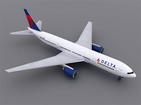 aircraft delta 3d model