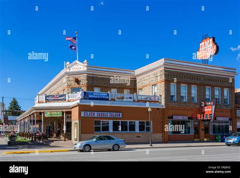 Buffalo Bill's Irma Hotel, Sheridan Avenue in downtown Cody, Wyoming ...