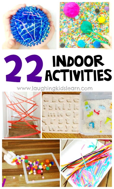 22 Fun indoor activities for kids in home isolation - Laughing Kids Learn