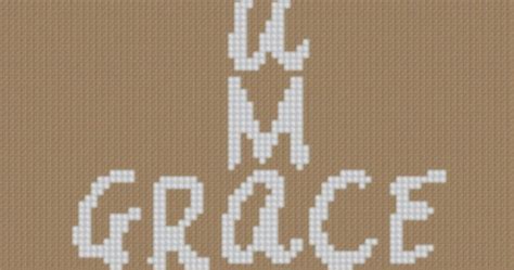 Mother Bee Designs: Amazing Grace Cross Cross Stitch Pattern