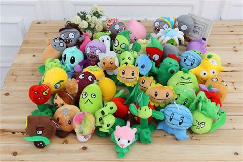 Plants And Zombies Plants Vs Zombies 2 Pvz Figures Plush Baby Staff Toy ...