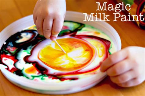 We Tried It! - Milk Colors - Modern Parents Messy Kids