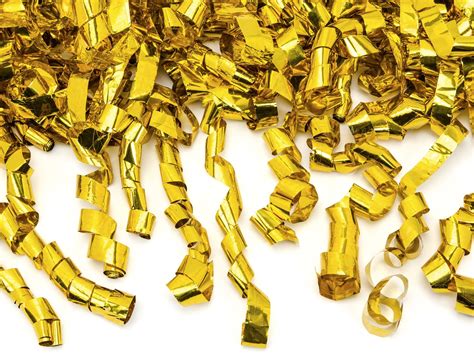 Confetti Cannon Gold Streamers 40cm Party Supplies