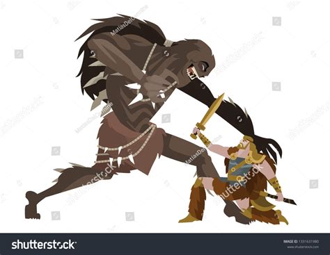 19 Beowulf & Grendel Images, Stock Photos & Vectors | Shutterstock