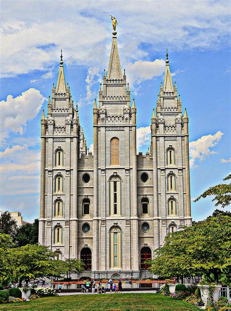 Salt Lake City Mormon Temple Photograph by Tru Waters