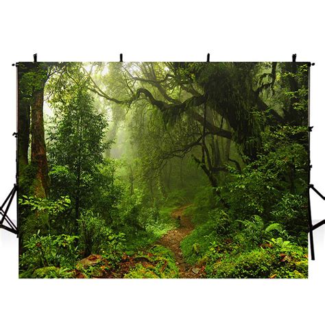 wild photo backdrop enchanted forest 8ft photo booth props nature scenery photography background ...