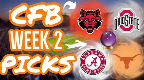 College Football *Week 2* Picks & Predictions || 2022 - Win Big Sports